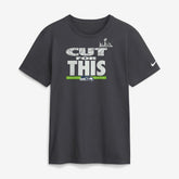 Seattle Seahawks Super Bowl LX Champions Pickoff Move Parade T-Shirt - Anthracite for sale