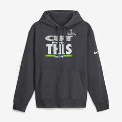 Seattle Seahawks Super Bowl LX Champions Pickoff Move Parade Club Fleece Hoodie - Anthracite cheap