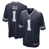 Number 1 Dad Dallas Cowboys Game Jersey - Navy online