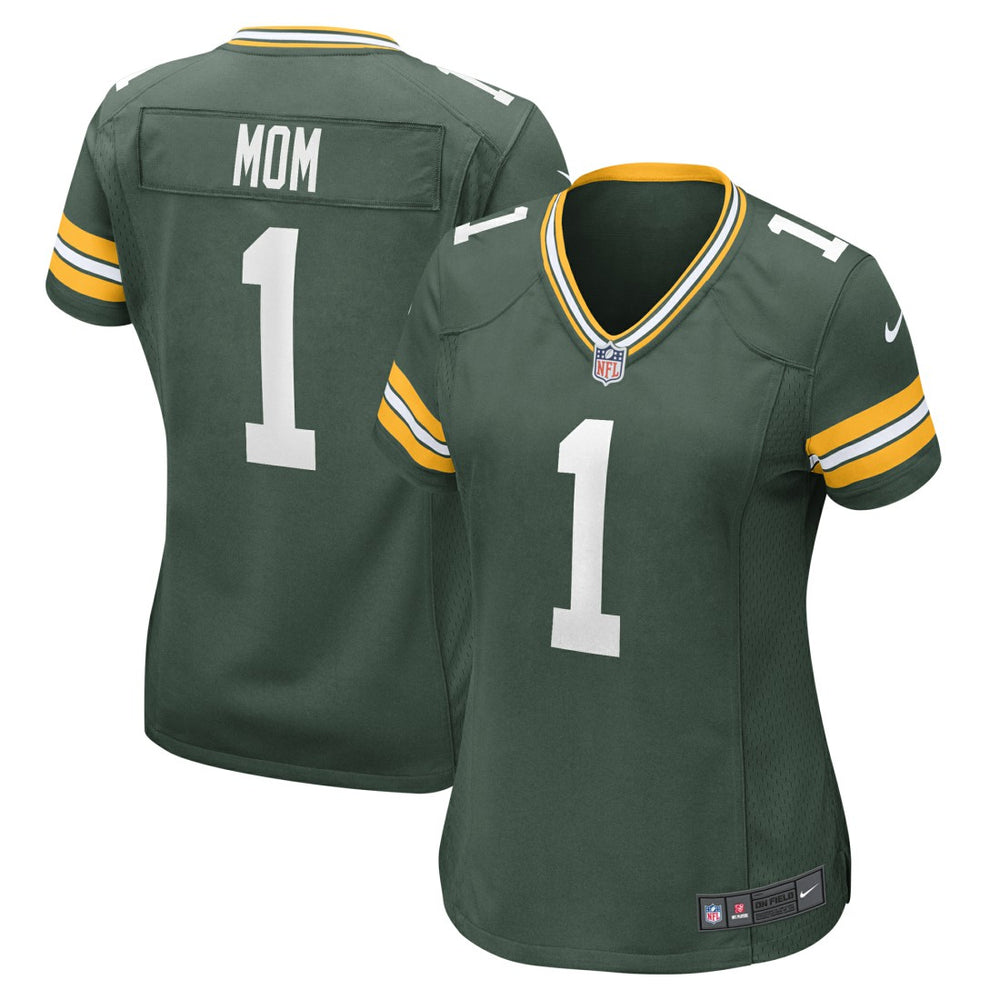 Number 1 Mom Green Bay Packers Women's Game Jersey - Green discount
