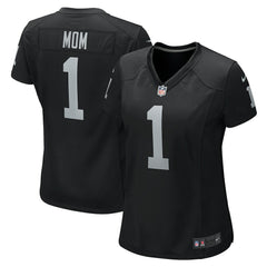 Number 1 Mom Las Vegas Raiders Women's Game Jersey - Black outlet