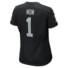 Number 1 Mom Las Vegas Raiders Women's Game Jersey - Black outlet
