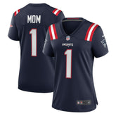 Number 1 Mom New England Patriots Women's Game Jersey - Navy on sale