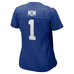 Number 1 Mom New York Giants Women's Game Jersey - Royal sale