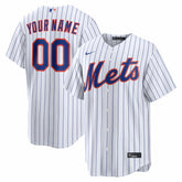 New York Mets Home Replica Custom Jersey White