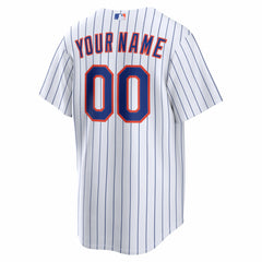 New York Mets Home Replica Custom Jersey White