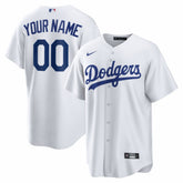 Los Angeles Dodgers Home Replica Custom Jersey White
