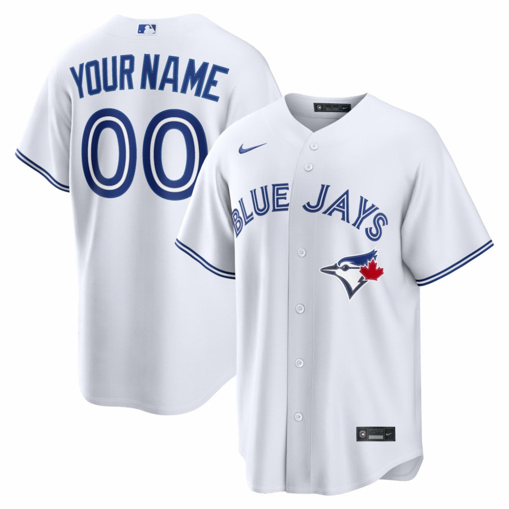 Toronto Blue Jays Home Replica Custom Jersey White