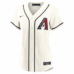 Arizona Diamondbacks Women's Home Replica Custom Jersey Cream