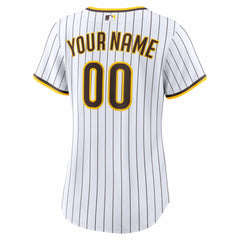 San Diego Padres Women's Home Replica Custom Jersey White