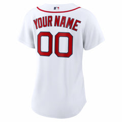 Boston Red Sox Women's Home Replica Custom Jersey White