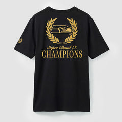 Seattle Seahawks Super Bowl LX Champions USA 250 NFL Gold Standard T-Shirt - Black online