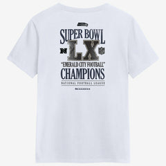 Seattle Seahawks Women's Super Bowl LX Champions Long Ball T-Shirt - White cheap