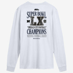 Seattle Seahawks Super Bowl LX Champions Long Ball Long Sleeve T-Shirt - White outlet