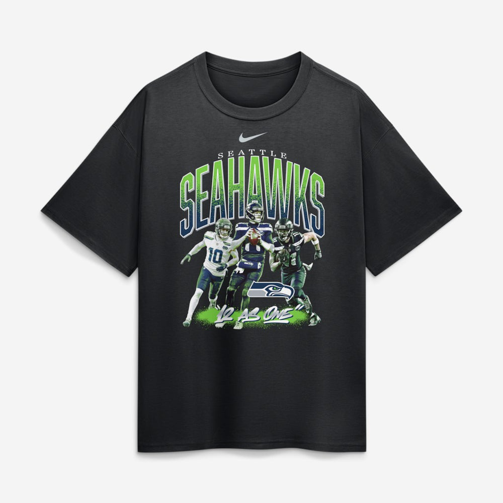 Seattle Seahawks 12 As One Loose T-Shirt - Black online