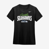 Seattle Seahawks Women's Club T-Shirt - Black for sale