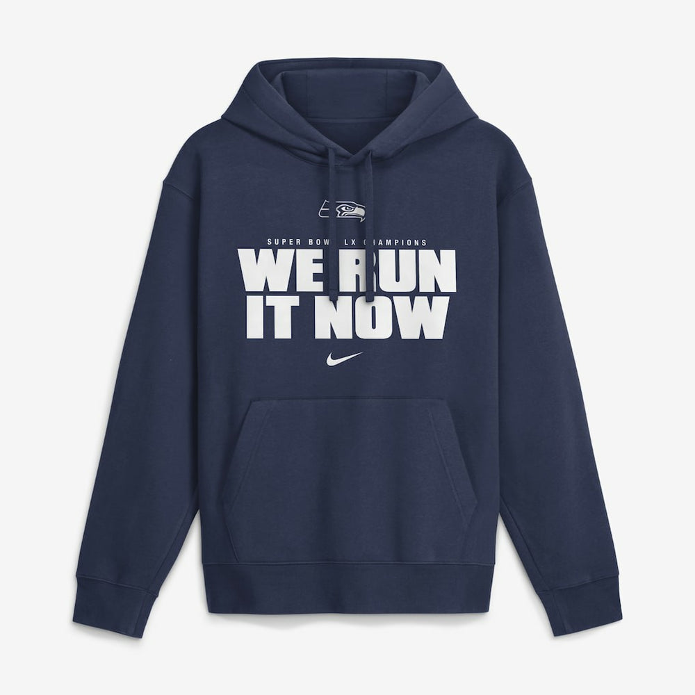 Seattle Seahawks Super Bowl LX Champions Club Fleece Hoodie - College Navy discount