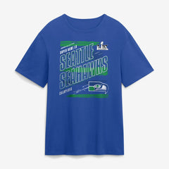 Seattle Seahawks Super Bowl LX Champions Classic Stripes Legacy T-Shirt - Royal sale