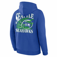 Seattle Seahawks Classic Scribble Legacy Fleece Hoodie - Royal for sale