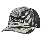 Pittsburgh Pirates Tropicalia Trucker Hitch Adjustable Hat Black