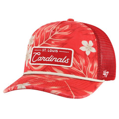 St. Louis Cardinals Tropicalia Trucker Hitch Adjustable Hat Red