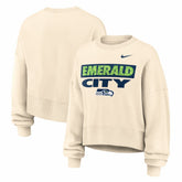 Seattle Seahawks Women's Deep Threat Phoenix Sweatshirt - Natural sale