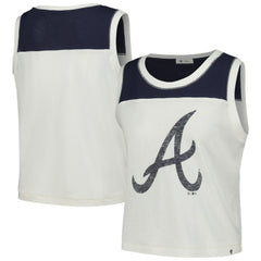 Atlanta Braves Women's Premier Zoey Waist Length Tank Top White