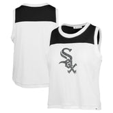Chicago White Sox Women's Premier Zoey Waist Length Tank Top White