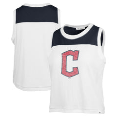 Cleveland Guardians Women's Premier Zoey Waist Length Tank Top White