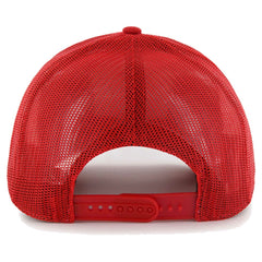 Los Angeles Angels Squad Trucker Adjustable Hat Red