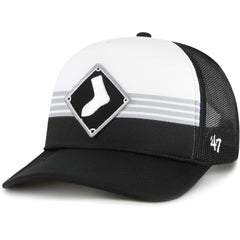 Chicago White Sox Lift Off Foam Front Mesh Trucker Adjustable Hat Black