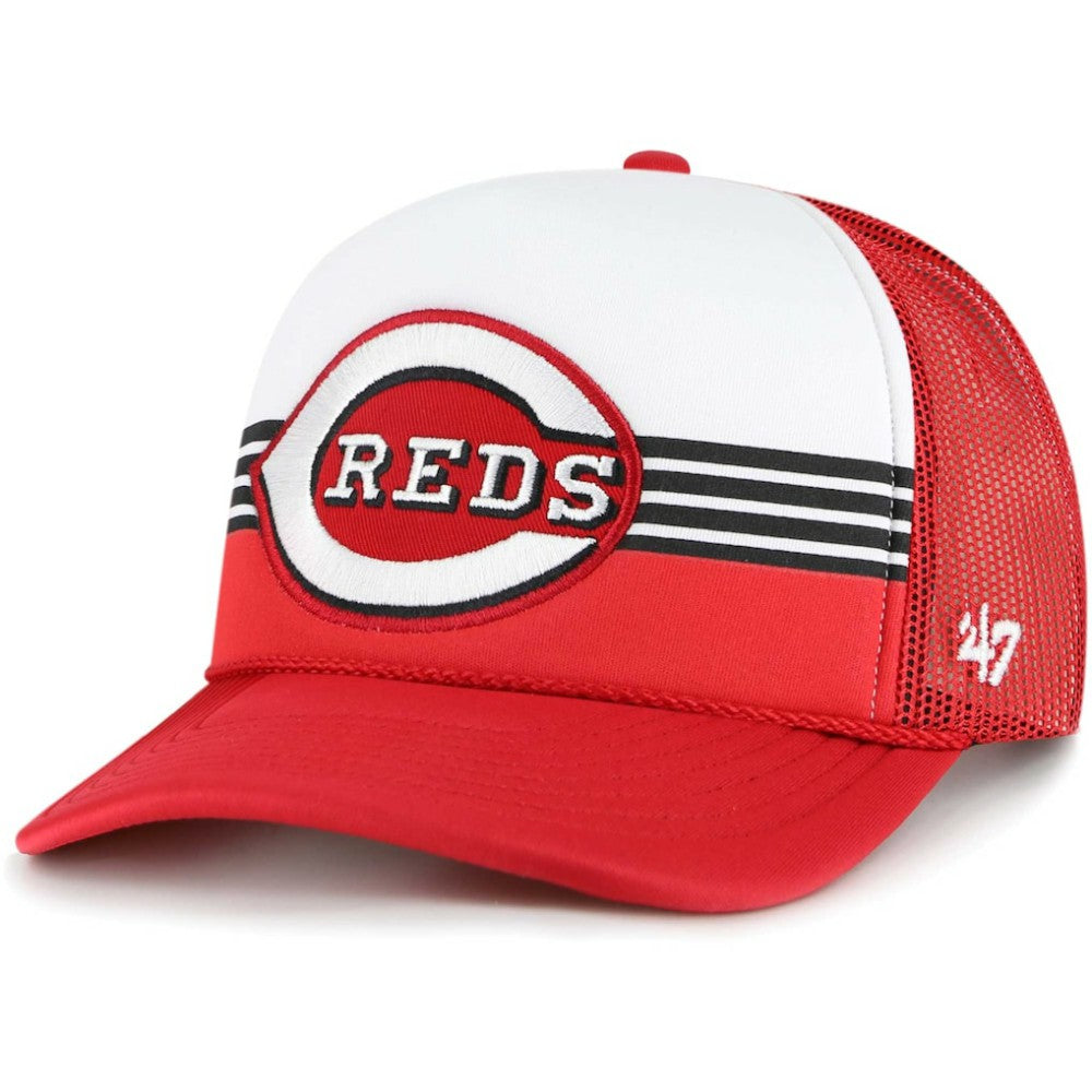 Cincinnati Reds Lift Off Foam Front Mesh Trucker Adjustable Hat Red