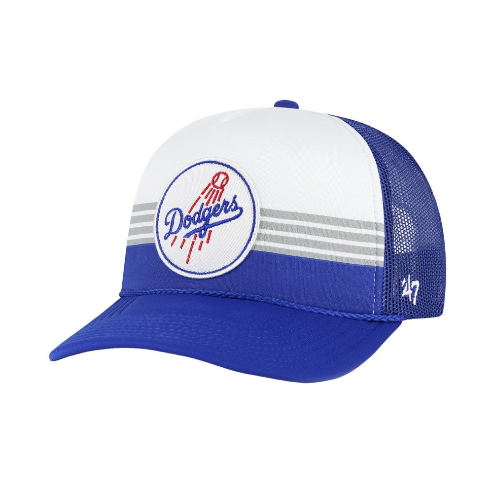 Los Angeles Dodgers Lift Off Foam Front Mesh Trucker Adjustable Hat Royal