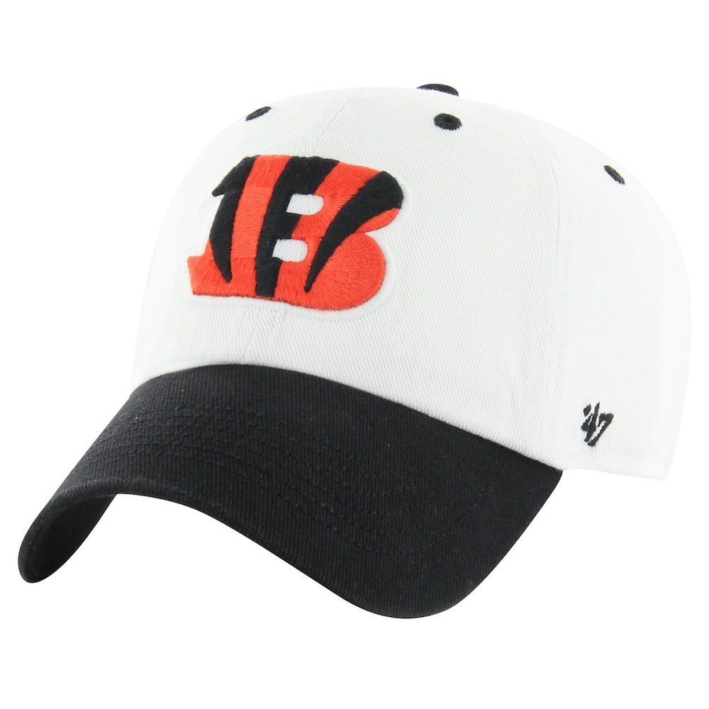 Cincinnati Bengals '47 Double Header Diamond Clean Up Adjustable Hat - White/Black outlet