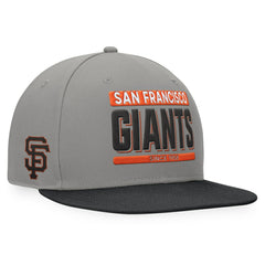 San Francisco Giants Line Drive Two-Tone Snapback Hat Gray/Black