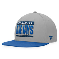 Toronto Blue Jays Line Drive Two-Tone Snapback Hat Gray/Royal