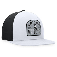 Chicago White Sox Cycle Snapback Hat White/Black