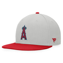 Los Angeles Angels Glory Days Two-Tone Snapback Hat Gray/Red
