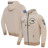 Orlando Magic Pro Standard Hybrid Full-Zip Hoodie - Khaki for sale