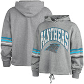Carolina Panthers '47 Women's Upland Bennett Pullover Hoodie - Heather Gray discount