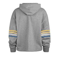Los Angeles Chargers '47 Women's Upland Bennett Pullover Hoodie - Heather Gray for sale