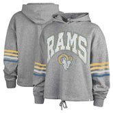 Los Angeles Rams '47 Women's Upland Bennett Pullover Hoodie - Heather Gray outlet