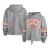 Tampa Bay Buccaneers '47 Women's Upland Bennett Pullover Hoodie - Heather Gray discount