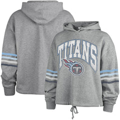 Tennessee Titans '47 Women's Upland Bennett Pullover Hoodie - Heather Gray online