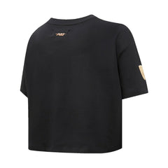 Brooklyn Nets Pro Standard Women's Holiday Glam Boxy T-Shirt - Black online