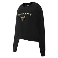 Charlotte Hornets Pro Standard Women's Glam Cropped Pullover Sweatshirt - Black online