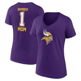 Minnesota Vikings Women's Mother's Day V-Neck T-Shirt - Purple online