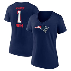 New England Patriots Women's Mother's Day V-Neck T-Shirt - Navy discount