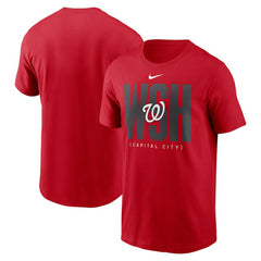 Washington Nationals Scoreboard T-Shirt Red