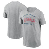 Los Angeles Angels Home Team Athletic Arch T-Shirt Heather Gray